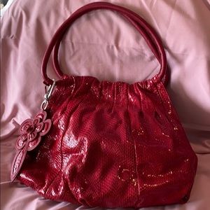 Brighton Red Shoulder Purse